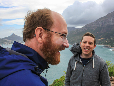 Adrian S. Wisnicki and Jared McDonald, South Africa, 2013. Copyright Angela Aliff. CC BY-NC 3.0 Adrian S. Wisnicki and Jared McDonald, South Africa, 2013. Copyright Angela Aliff. CC BY-NC 3.0