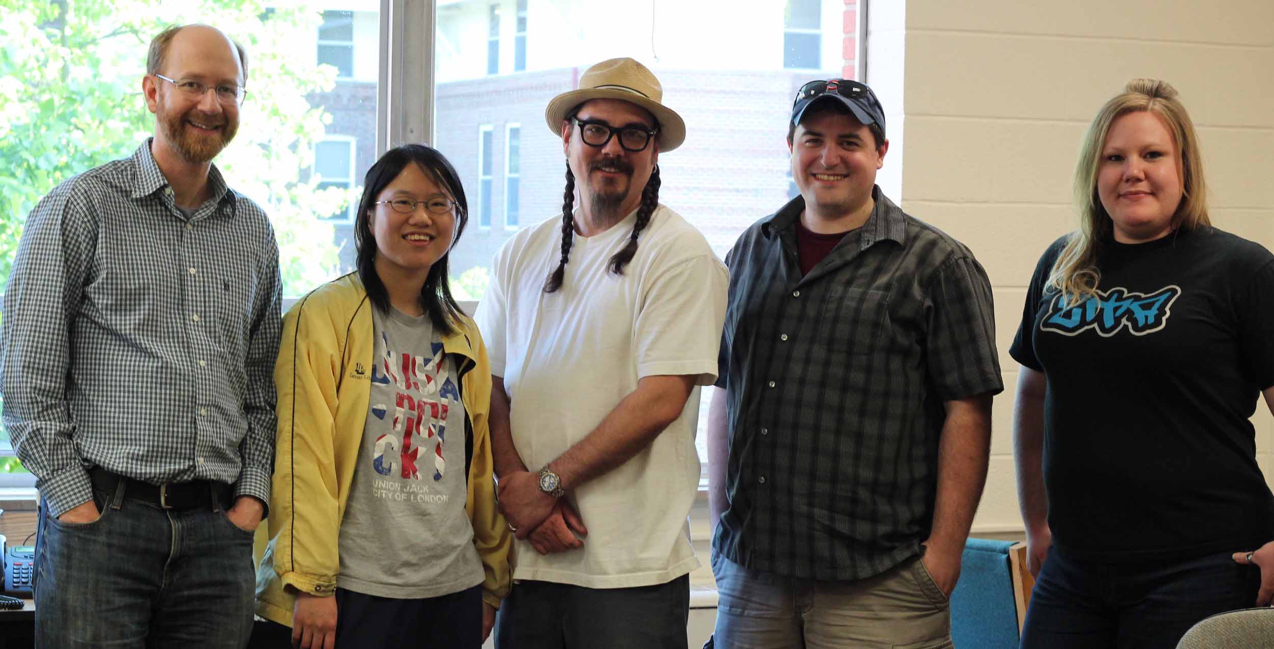 The Livingstone Online team at Indiana University of Pennsylvania: Adrian Wisnicki, Annie Lin, A.J. Schmitz, Adam Colton, and Eliza Albert, 2013. Copyright Livingstone Online. Creative Commons Attribution-NonCommercial 3.0 Unported (https://creativecommons.org/licenses/by-nc/3.0/).
