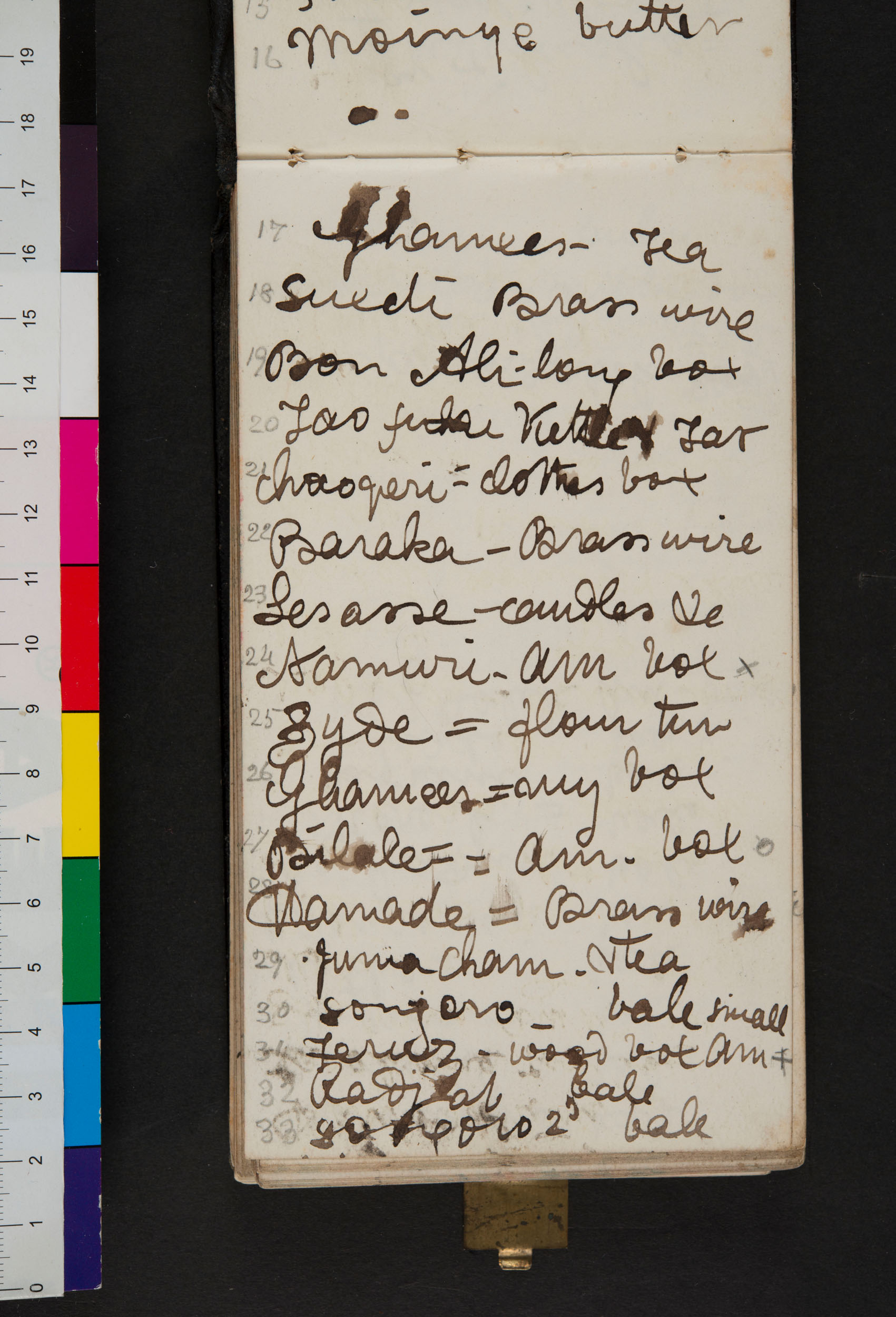 An image of a page of Field Diary XV (Livingstone 1872g:[33]). Copyright David Livingstone Centre, Blantyre. As relevant, copyright Dr. Neil Imray Livingstone Wilson. Creative Commons Attribution-NonCommercial 3.0 Unported (https://creativecommons.org/licenses/by-nc/3.0/).