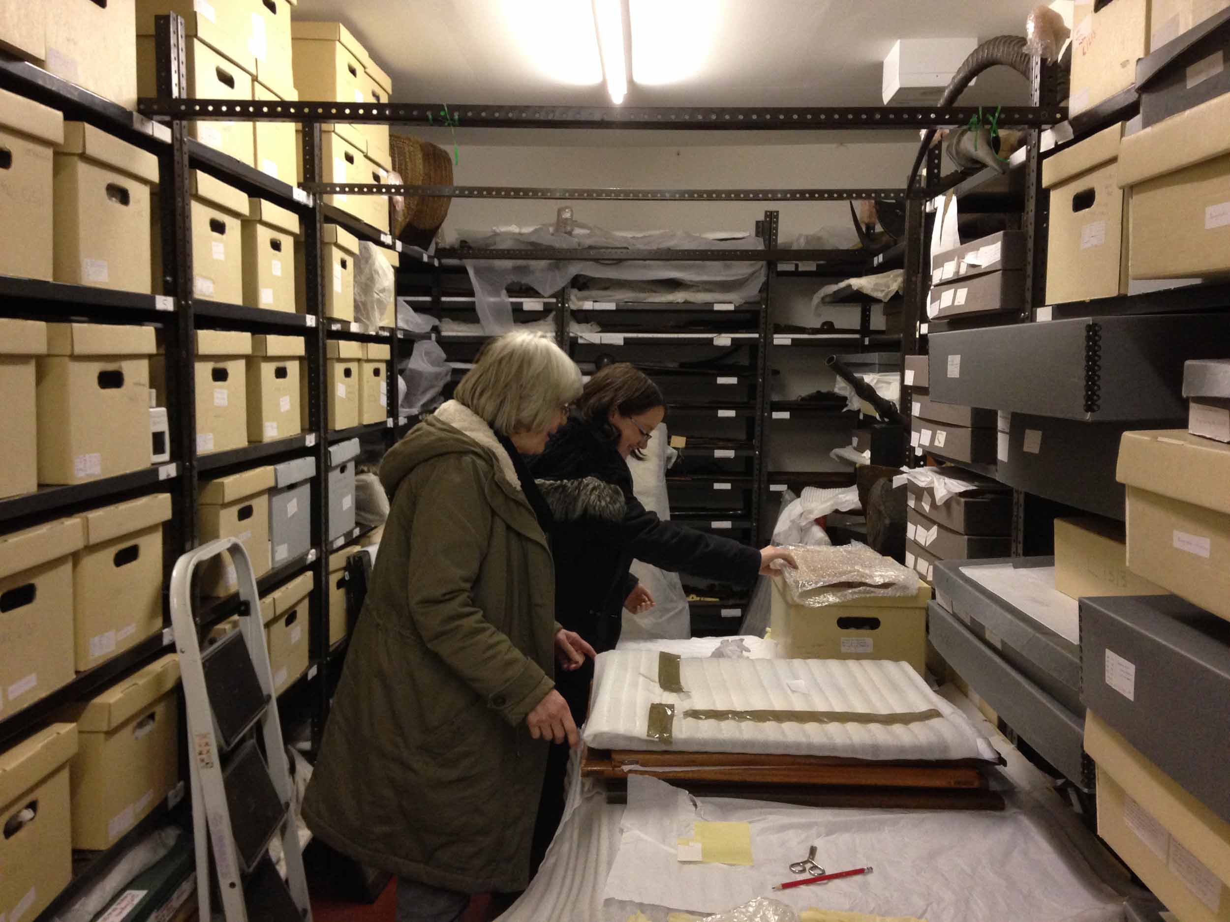 Anne Martin and Alison Ritchie in the archives of the David Livingstone Centre, 2014, by Adrian Wisnicki. Copyright Livingstone Online. Creative Commons Attribution-NonCommercial 3.0 Unported license (https://creativecommons.org/licenses/by-nc/3.0/).