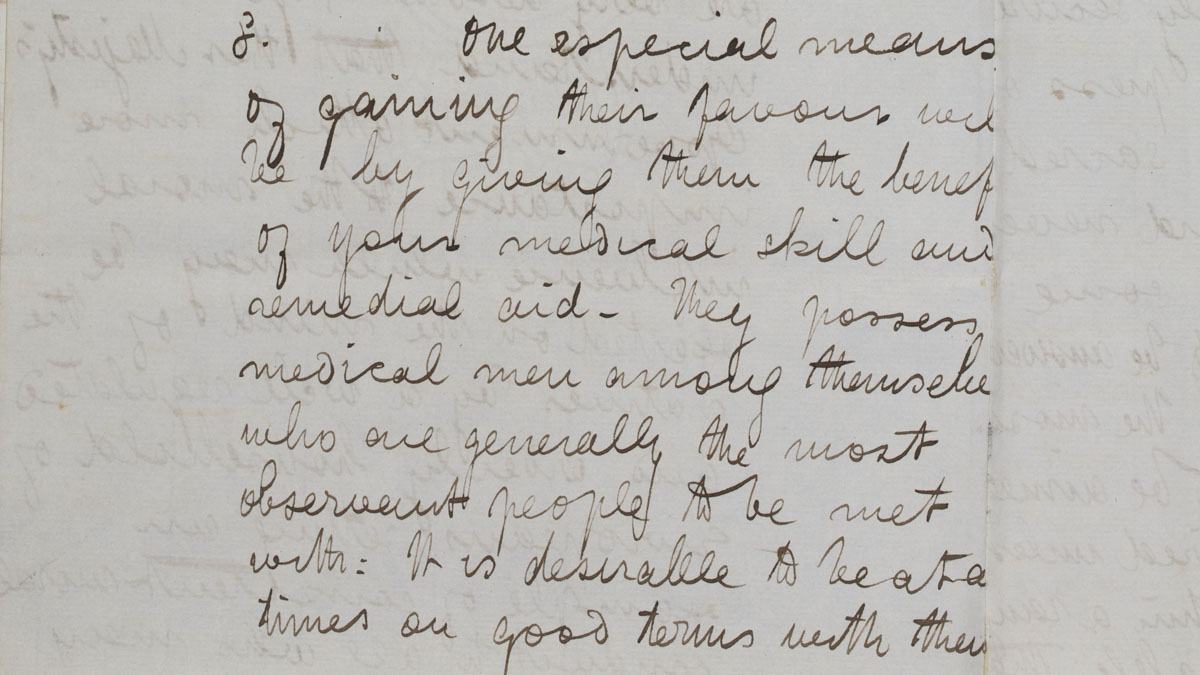 Image of a page of David Livingstone, Letter to John Kirk 2, 18 March 1858, detail: [12]. Image copyright The Brenthurst Press (Pty) Ltd, 2014. Creative Commons Attribution-NonCommercial 3.0 Unported (https://creativecommons.org/licenses/by-nc/3.0/).
