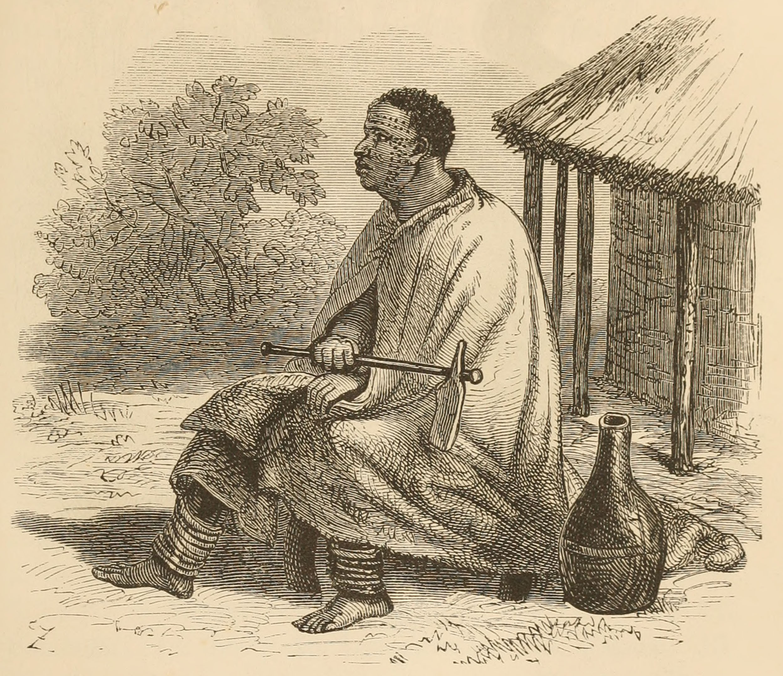 Chitapangwe. Illustration from the Last Journals (Livingstone 1874,1:185). Courtesy of Internet Archive