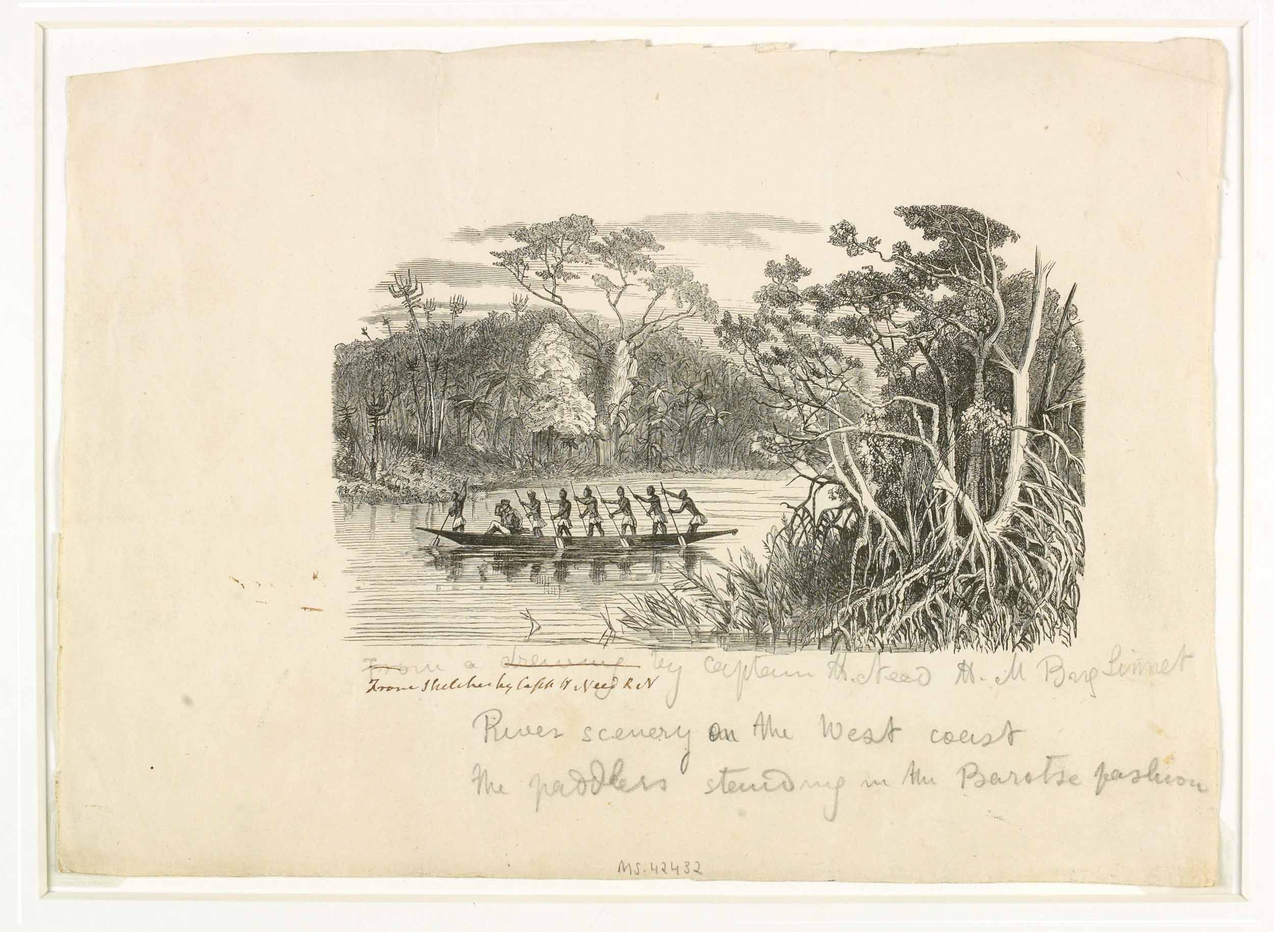 River Scenery on the West Coast (David Livingstone's Annotated Proof), c.1856-1857, by David Livingstone. Copyright National Library of Scotland. Creative Commons Share-alike 2.5 UK: Scotland (https://creativecommons.org/licenses/by-nc-sa/2.5/scotland/).