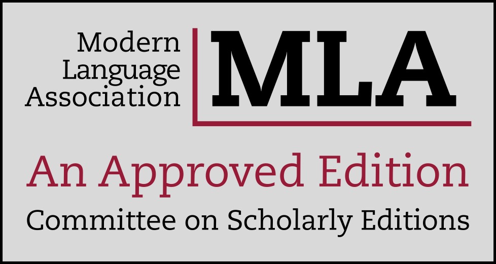Modern Language Association | MLA | An Approved Edition | Committee on Scholarly Editions