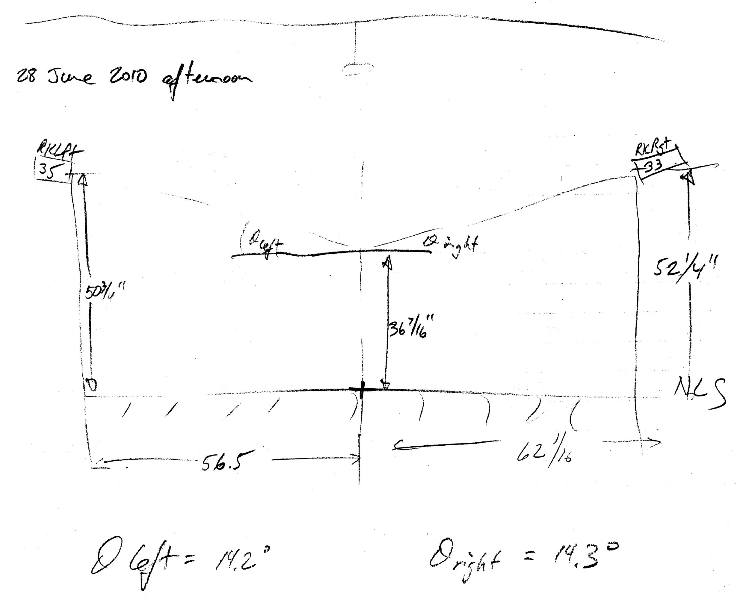 Sketch diagram of the raking light setup used for spectrally imaging both the 1870 and 1871 Field Diaries at the National Library of Scotland, 28 June 2010. Copyright Michael B. Toth. Creative Commons Attribution-NonCommercial 3.0 Unported (https://creativecommons.org/licenses/by-nc/3.0/).