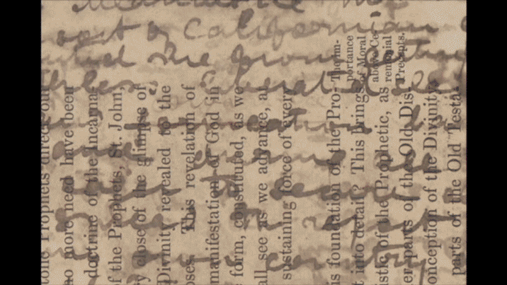 An animated spectral image (ASI) of a page from the 1870 Field Diary (Livingstone 1870i:L), detail. Copyright National Library of Scotland and, as relevant, Neil Imray Livingstone Wilson. Creative Commons Attribution-NonCommercial 3.0 Unported (https://creativecommons.org/licenses/by-nc/3.0/).