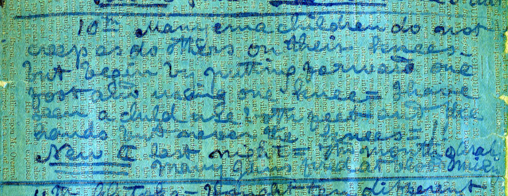 A processed spectral image of a page of the 1871 Field Diary (Livingstone 1871f:CXLIV spectral_ratio), detail. Copyright David Livingstone Centre, Blantyre. As relevant, copyright Dr. Neil Imray Livingstone Wilson. Creative Commons Attribution-NonCommercial 3.0 Unported (https://creativecommons.org/licenses/by-nc/3.0/).