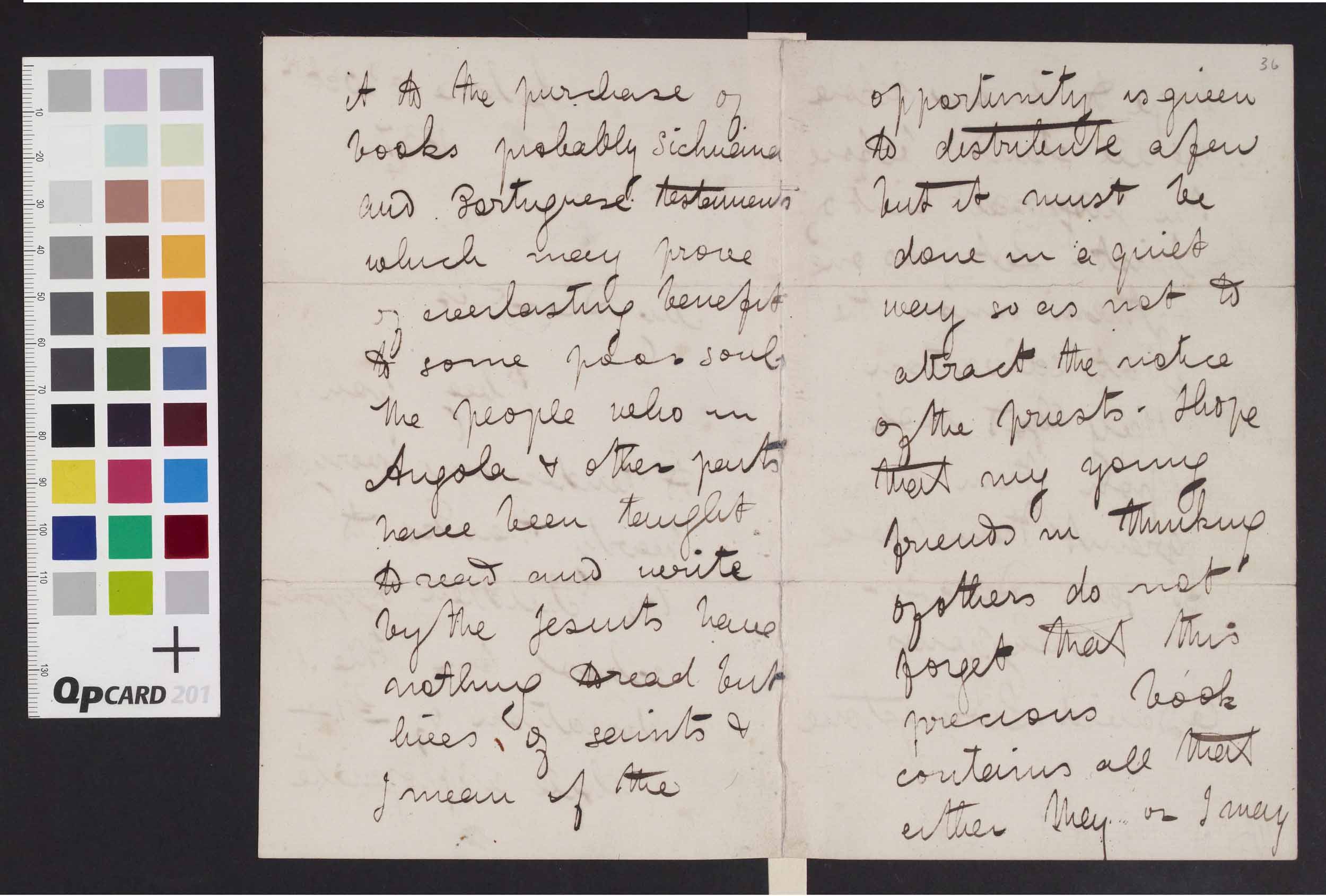 Letter to Henry White, 3 October 1857, by David Livingstone. Copyright National Library of Scotland and Dr. Neil Imray Livingstone Wilson (as relevant). Creative Commons Share-alike 2.5 UK: Scotland license (https://creativecommons.org/licenses/by-nc-sa/2.5/scotland/)