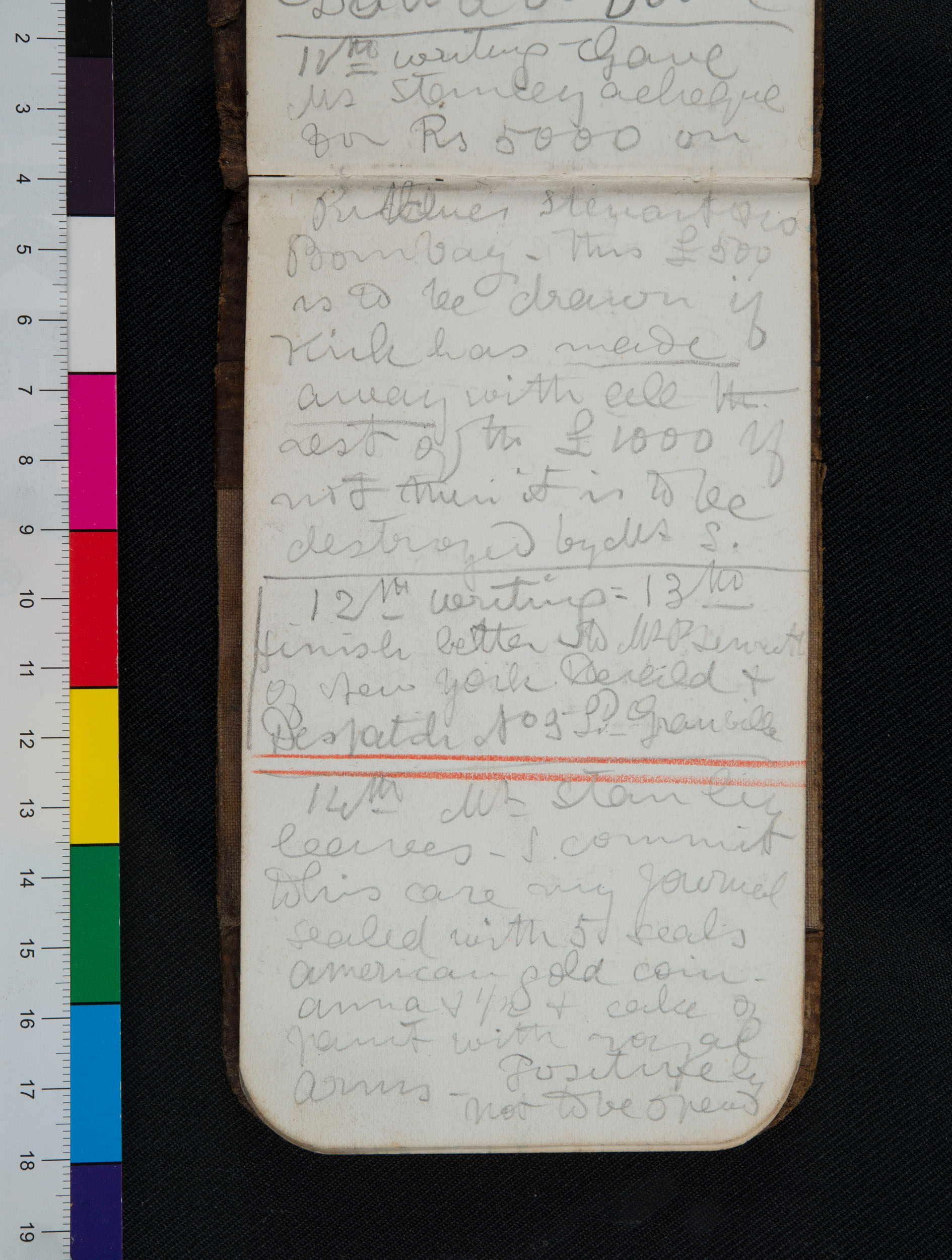 An image of a page of Field Diary XIV (Livingstone 1871n:[47]). Copyright David Livingstone Centre. Creative Commons Attribution-NonCommercial 3.0 Unported (https://creativecommons.org/licenses/by-nc/3.0/).
