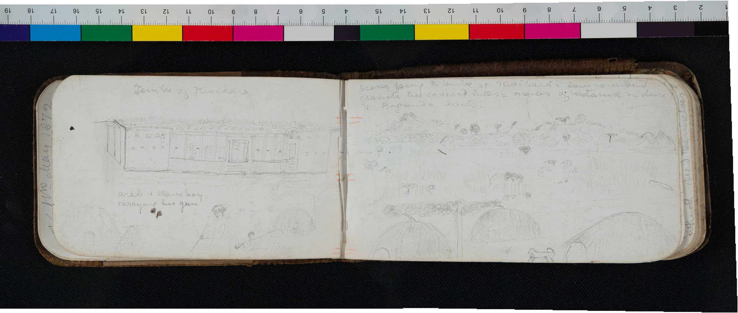 An image of two pages of Field Diary XIV (Livingstone 1871n:[98]-[99]). Copyright David Livingstone Centre. Creative Commons Attribution-NonCommercial 3.0 Unported (https://creativecommons.org/licenses/by-nc/3.0/).