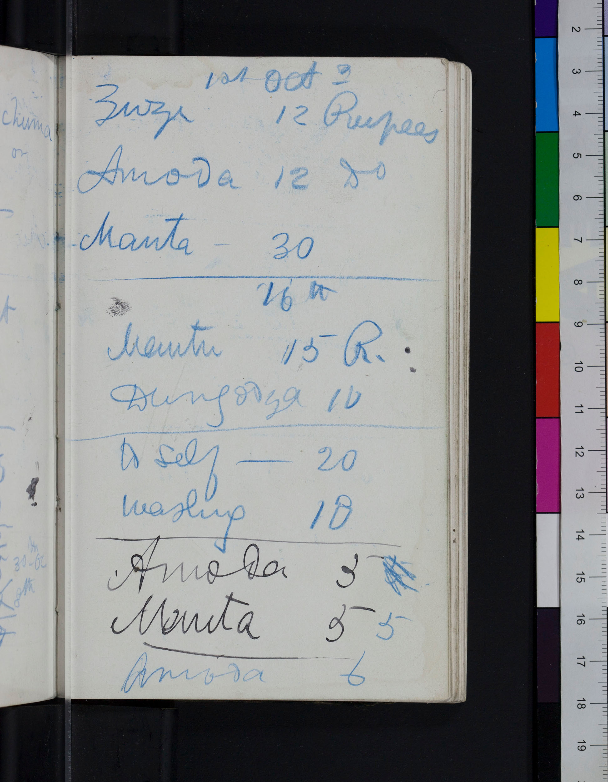 An image of a page of Field Diary I (Livingstone 1865:[104]). Copyright David Livingstone Centre. Creative Commons Attribution-NonCommercial 3.0 Unported (https://creativecommons.org/licenses/by-nc/3.0/).