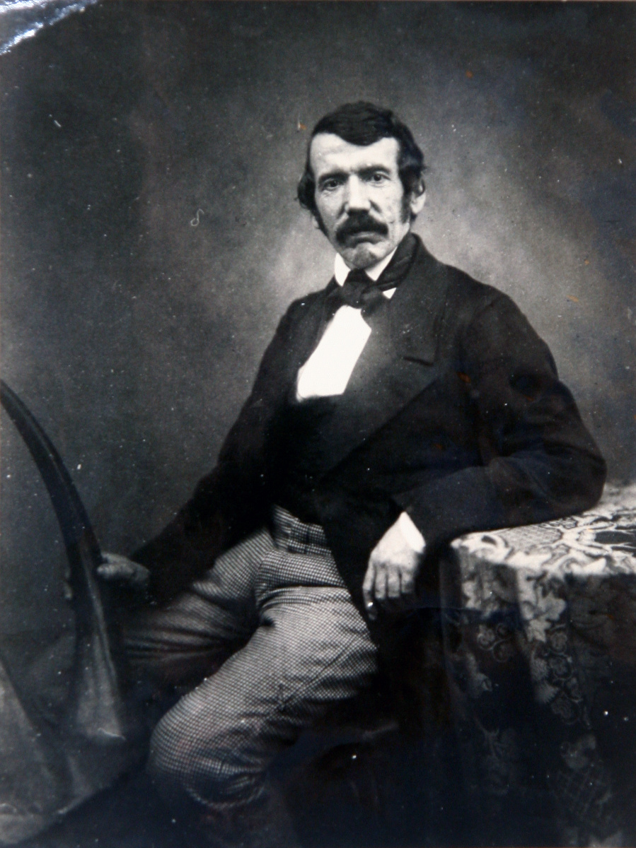 Photograph of David Livingstone, c.1857-65. Copyright University of Strathclyde Library, Department of Archives and Special Collections. For non-commercial research and private study.