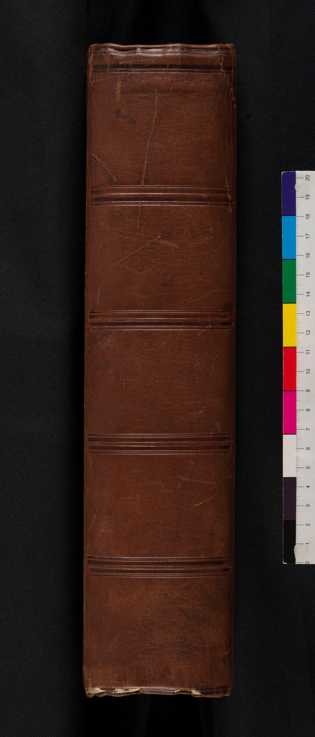 An image of the spine of the Unyanyembe Journal (Livingstone 1866-72:[775]). Copyright David Livingstone Centre. Creative Commons Attribution-NonCommercial 3.0 Unported (https://creativecommons.org/licenses/by-nc/3.0/).
