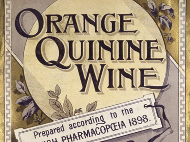 Advertisement for 'Orange Quinine Wine,' 1898. Copyright Wellcome Library, London. CC BY 4.0