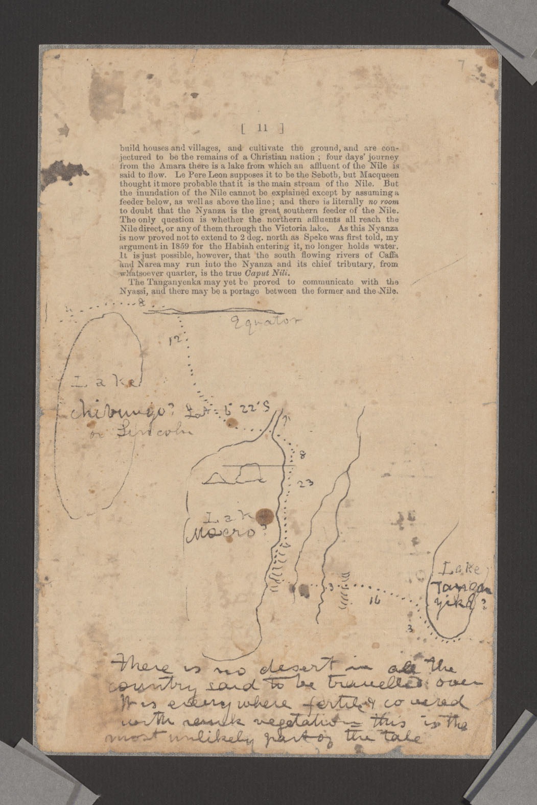 An image of a page of the 1870 Field Diary (Livingstone 1870k:[LXXVI v.2]). Copyright David Livingstone Centre. Creative Commons Attribution-NonCommercial 3.0 Unported (https://creativecommons.org/licenses/by-nc/3.0/).