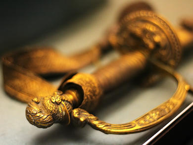 Hilt of Livingstone's consular sword. Copyright Livingstone Online. May not be reproduced without the consent of the Scottish National Memorial to David Livingstone Trust.