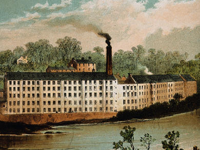 The mill in which Livingstone worked at Blantyre. Copyright Wellcome Library, London. CC BY 4.0